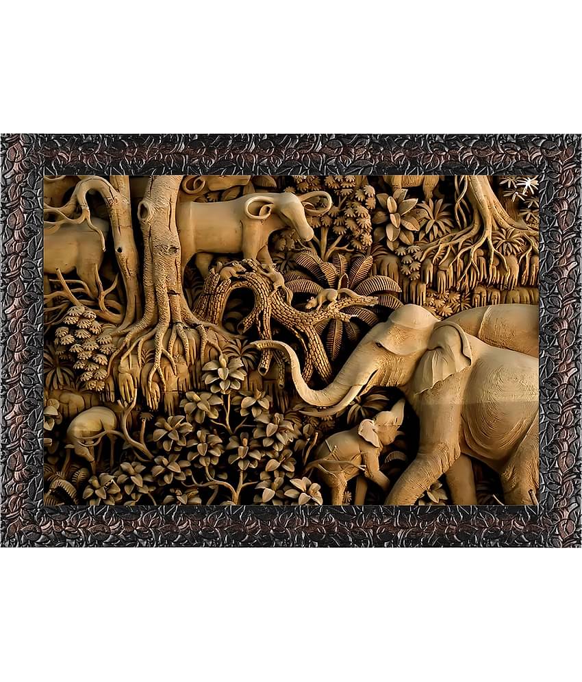 Indianara Animal Painting With Frame