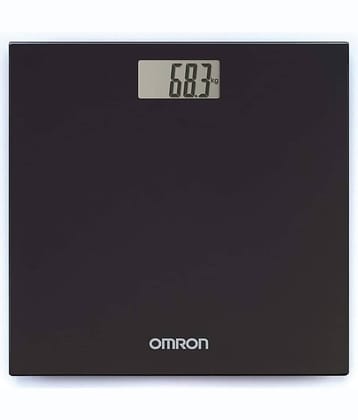 Omron HN 289 (Black) Automatic Personal Digital Weight Machine With Large LCD Display and 4 Sensor Technology For Accurate Weight Measurement