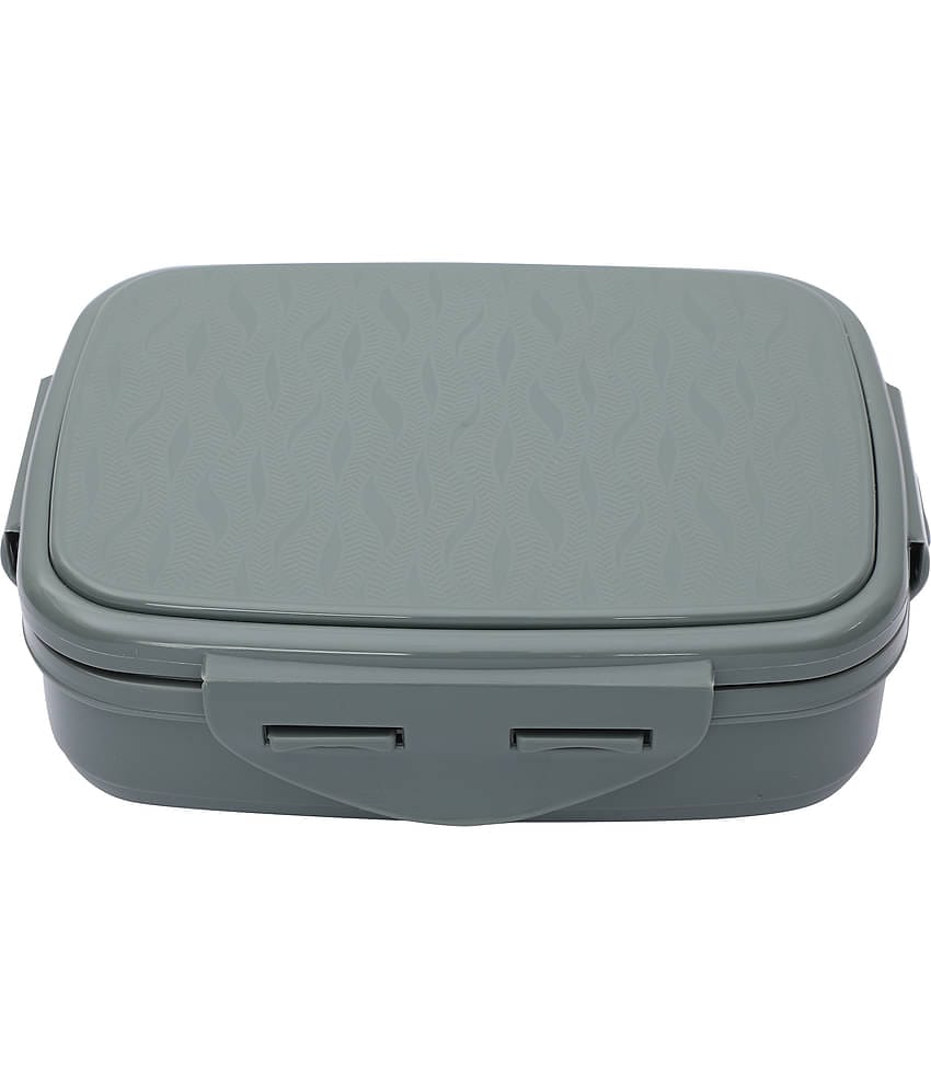 Jaypee - Light Grey Stainless Steel Insulated Lunch Box ( Pack of 1 )