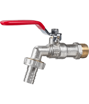 BATHONIX Brass Nozzle 1/2" Nozzle Tap for Washing Machine Brass Bathroom Tap (Bib Cock)