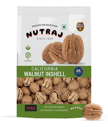 Nutraj California Inshell Walnuts (Saboot Akhrot) 1 kg