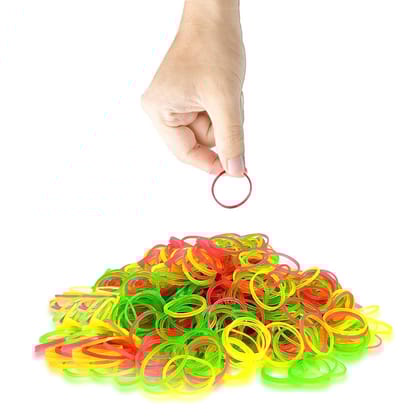 Strong & Reusable Rubber Bands: Multicolor for Office, Home & School, Hair accessories