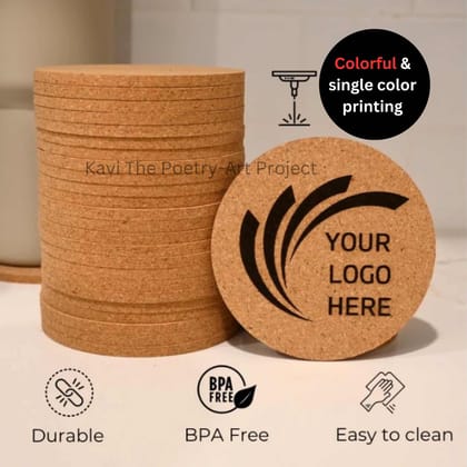 Customized Cork Coasters-50