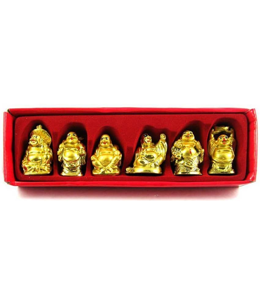 Kalash Gold 24kt Resin Laughing buddha