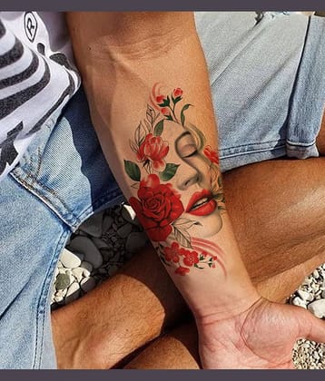 The Canvas Arts Realistic Look waterproof Temporary Tattoo Sticker Body Tattoo