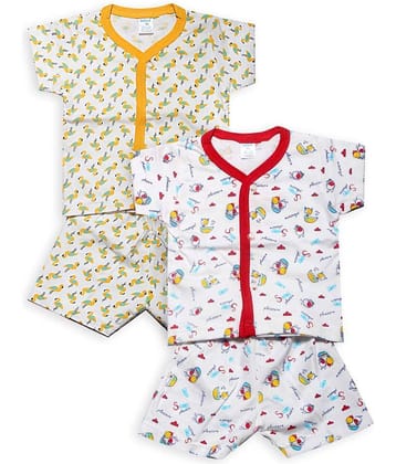 INFANT Unisex for Baby 100% Cotton T Shirts & Shorts ( Multi )