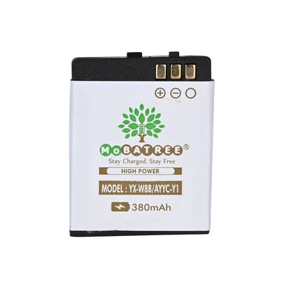 MoBatree Smart watch battery for YX-W8B, AYYC-Y1, 380 MAh