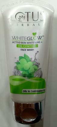 Lotus herbals white glow oil control face wash 50 g