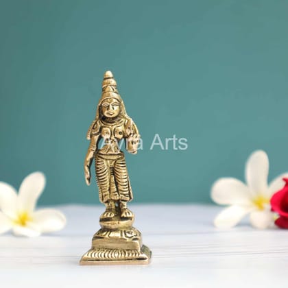 Anciently Madurai Meenakshi Amman Idol - 3.5 Inch Height Anciently Madurai Meenakshi Amman Idol - 3.5 Inch Height