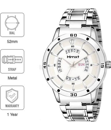 HMXT Silver Stainless Steel Analog Men's Watch