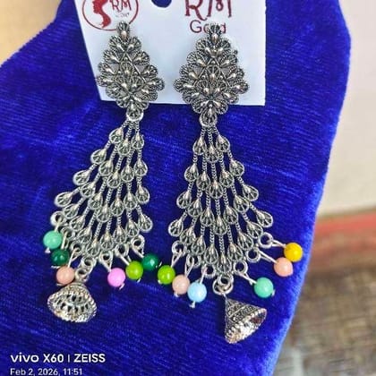 beautiful oxidise earing