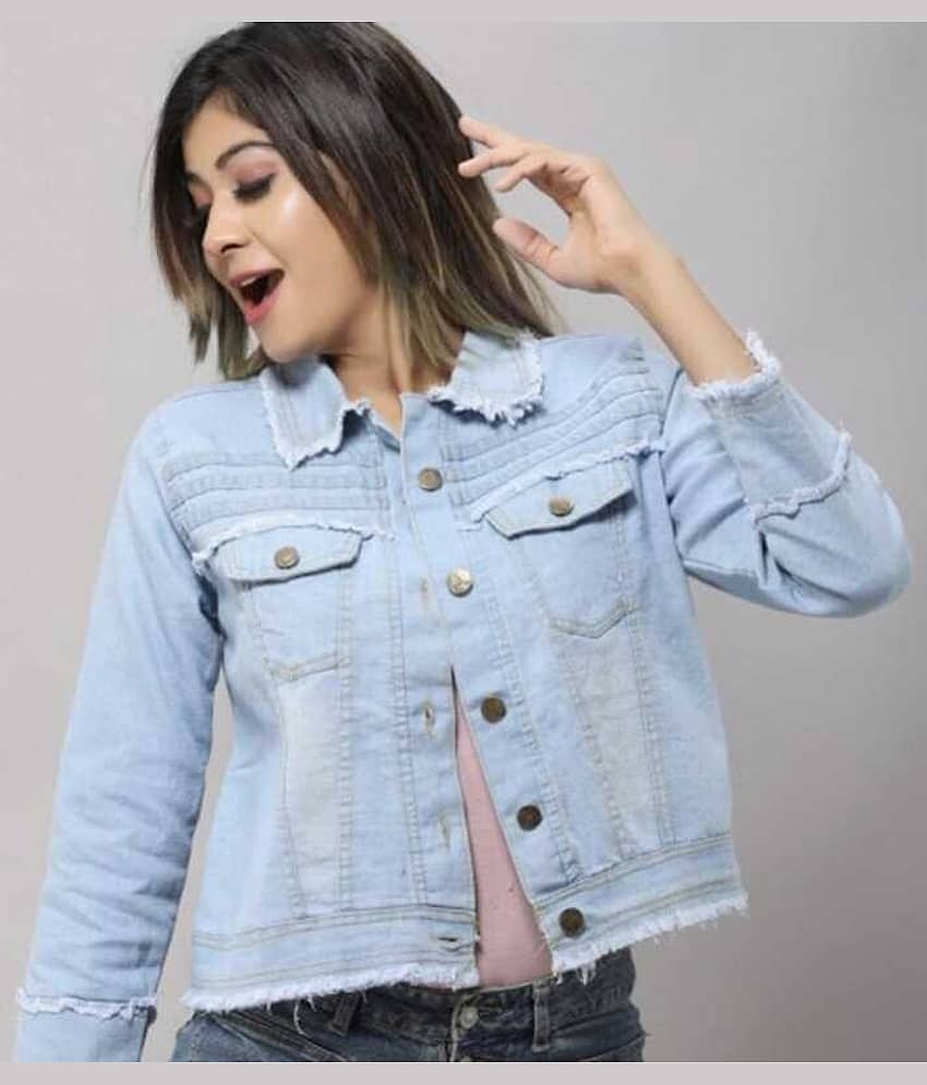 Kashian Women Denim Jacket ( Blue )