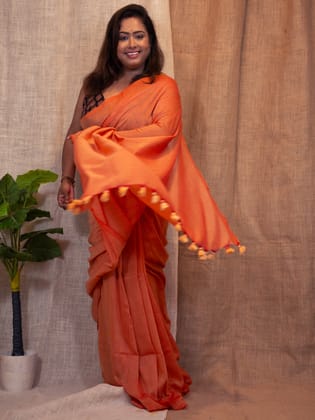 Sheen Linen Saree