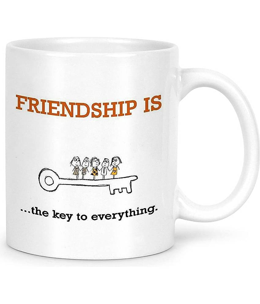 Idream Quote Printed Ceramic Coffee Mug 1 Pcs 330 mL