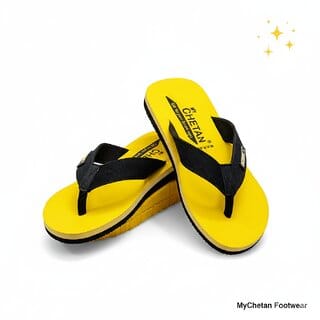 MyChetan Yellow Stylish Slipper for Men MyChetan Yellow Stylish Slipper for Men