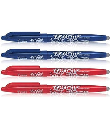 Pilot Frixion Roller Pen Blue 2 and Frixion Roller Pen Red 2