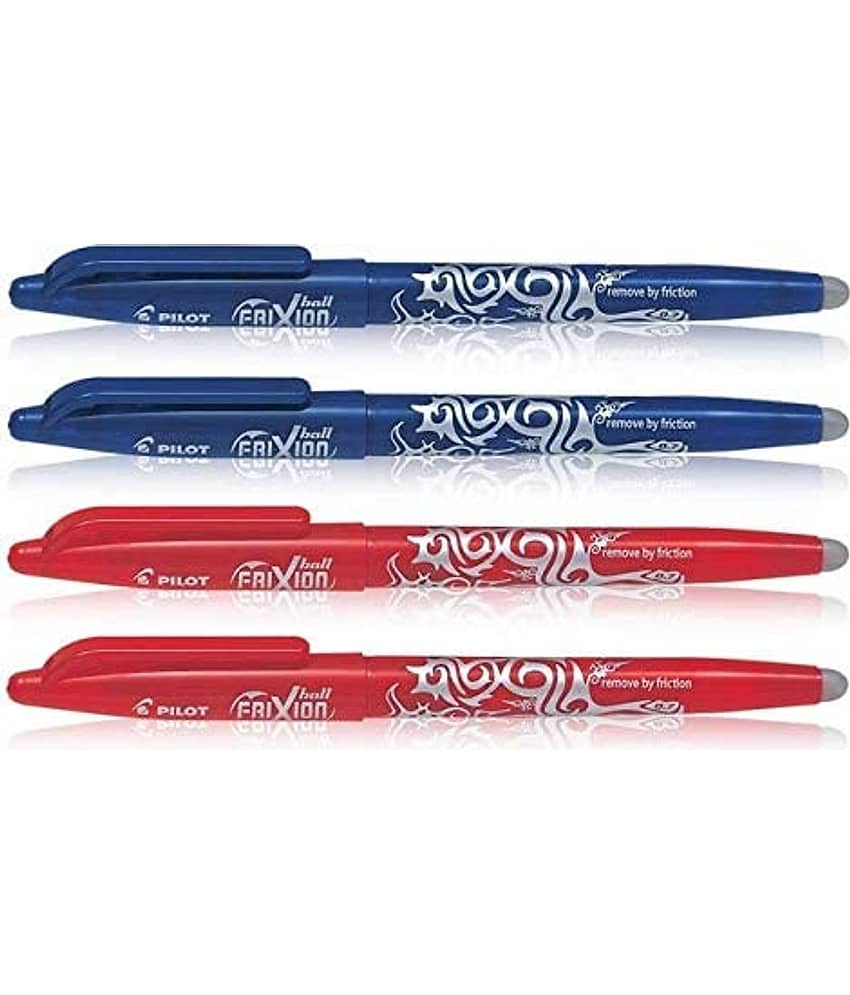 Pilot Frixion Roller Pen Blue 2 and Frixion Roller Pen Red 2