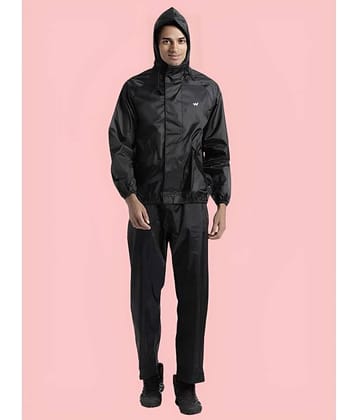 PP Kurtis Black Polyester Men's Rain Suit ( Pack of 1 )