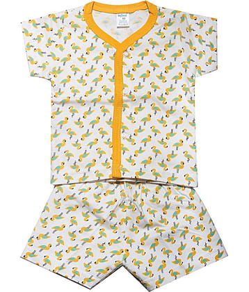 INFANT Unisex for Baby 100% Cotton T Shirts & Shorts ( Multi )