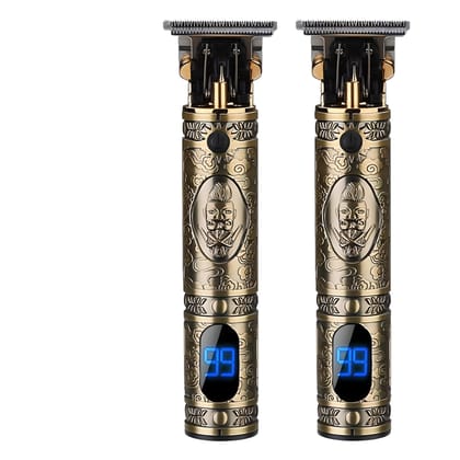 LA' FORTE Heavy Duty Rechargeable Hair Trimmer with Digital Display-Pack of 2_Trimmer