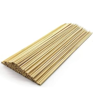 ZYOZI Bamboo BBQ Sticks/Kebab Sticks/Wooden skewers/Bamboo Skewers/Roasting Pick 8 inches (2.3mm Thickness) (Pack of 100) Item Name (aka Title)
