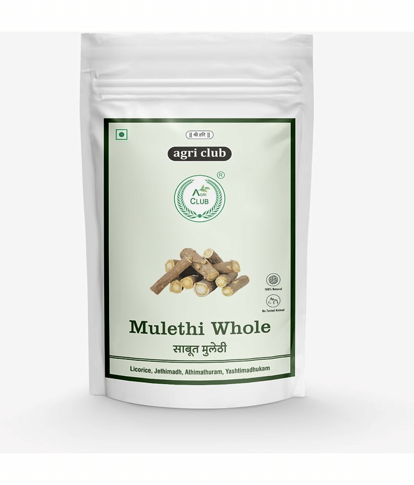AGRI CLUB Mulethi Whole Premium Quality 400 gm