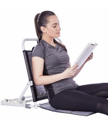 Vissco Orthopaedic Hospital Back Rest|Back Support for Hospitalised & Bed Ridden Patients - Color (Black) - Free Size