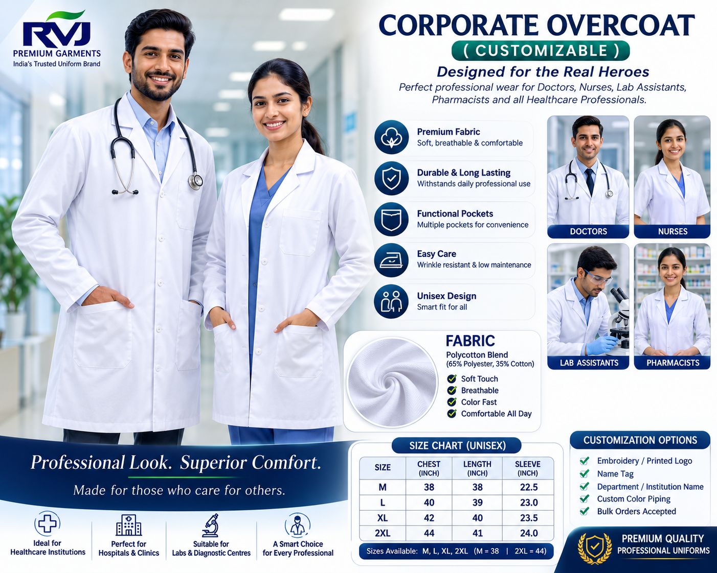 CORPORATE OVERCOAT (CUSTOMIZABLE)