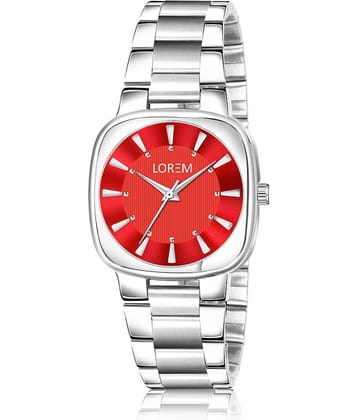 Lorem - Silver Metal Analog Womens Watch