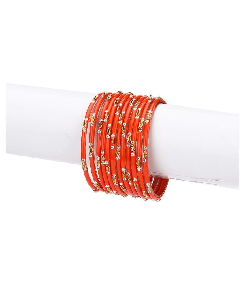 AFAST - Orange Bangle Set (Pack of 1) - None