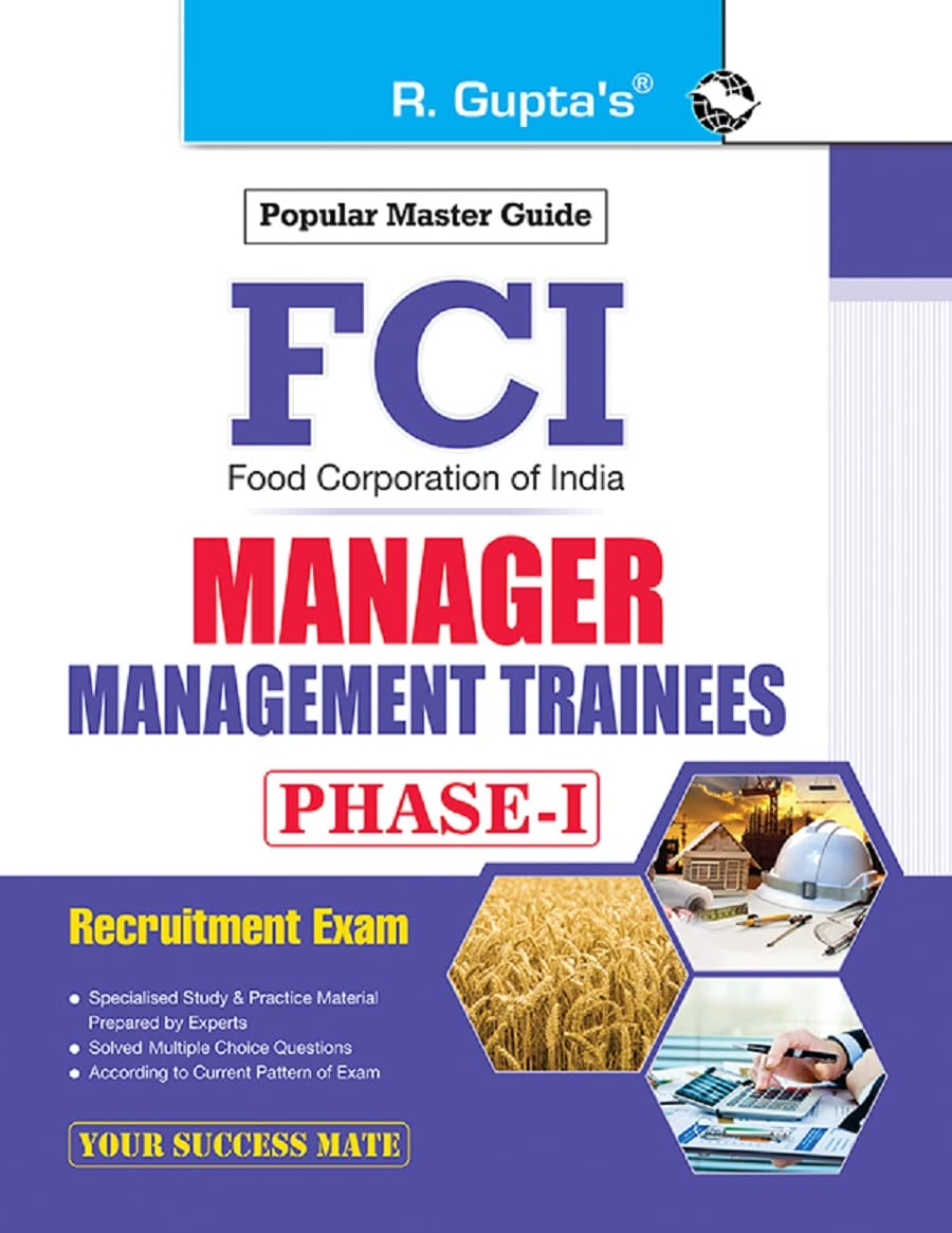 Fci Phase-i (common Examination For All Posts) Recruitment Exam Guide (english, Paperback, Rph Editorial Board) [Paperback] [Jul 24, 2024] RPH Editorial Board