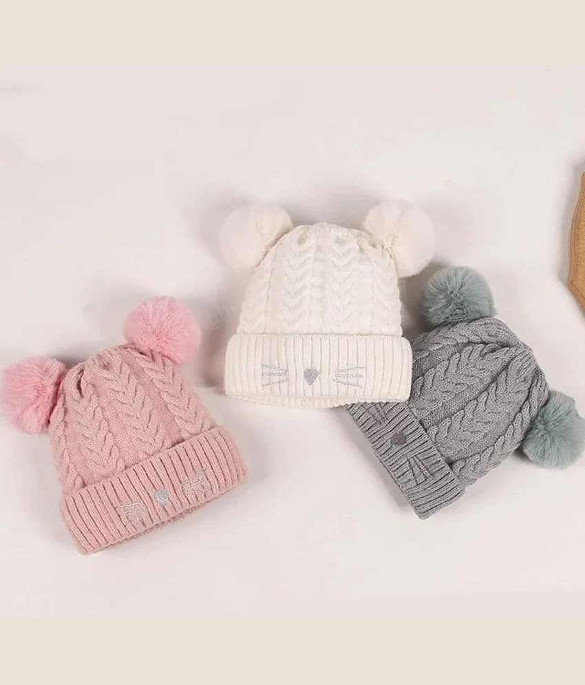 Infispace Pack of 1 Unisex for Baby Caps ( Multi )