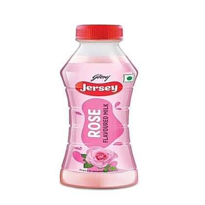 Godrej Jersey Rose Flavoured Milk, 180 ml