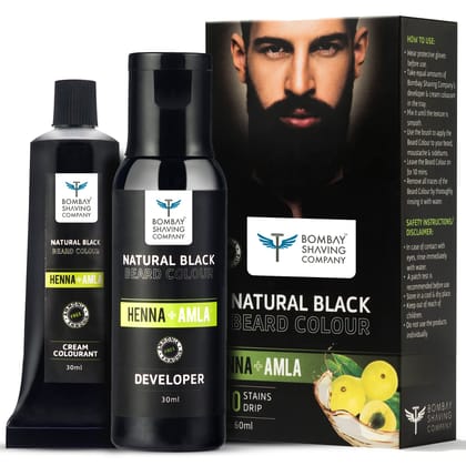 Bombay Shaving Company Beard Color For Men | Natural Black Beard Color | Long Lasting | Paraben And Sulfate Free | 60ml Bombay Shaving Company Beard Color For Men | Natural Black Beard Color | Long Lasting | Paraben And Sulfate Free | 60ml - Natural Blac