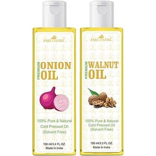PARK DANIEL Onion Oil &amp; Walnut Oil Combo Pack Of 2 bottle of 100 ml(200 ml) (200 ml)
