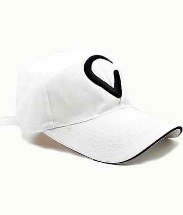 Alamos Pack of 1 cotton Men's Cap ( White )