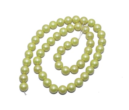 Natural Freshwater Round Pearl Oysters Loose Beads for  Craft & Jewelry Making.  FWP-061-Per String Of Approx 50 Pcs / 8 MM