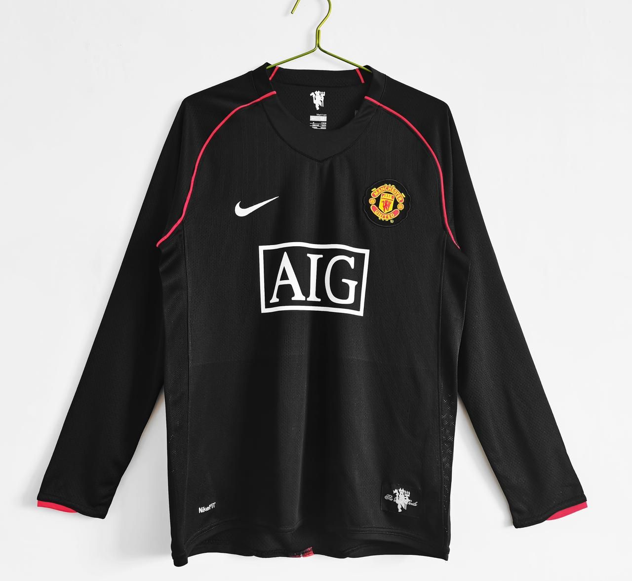 Manchester United 2007 / 2008 Away Retro Jersey FULL SLEEVE-XL