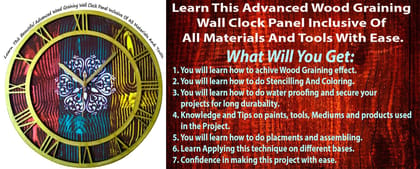 Studio Zero Presents Advanced Wood Graining Clock Panel Workshop