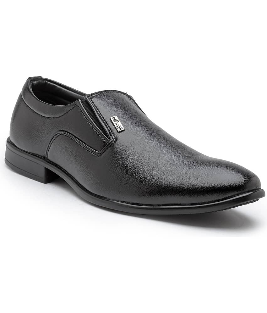 Action - Black Men's Slip On Formal Shoes