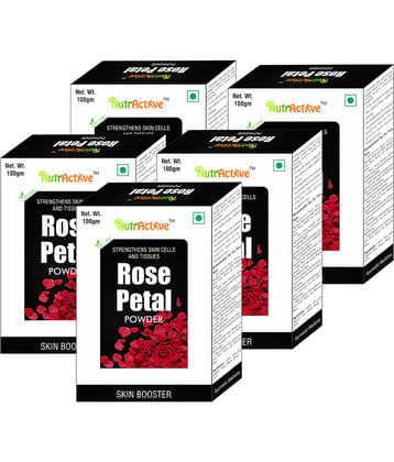 Nutractive Rose Petal Powder 100 Gm Pack of 5