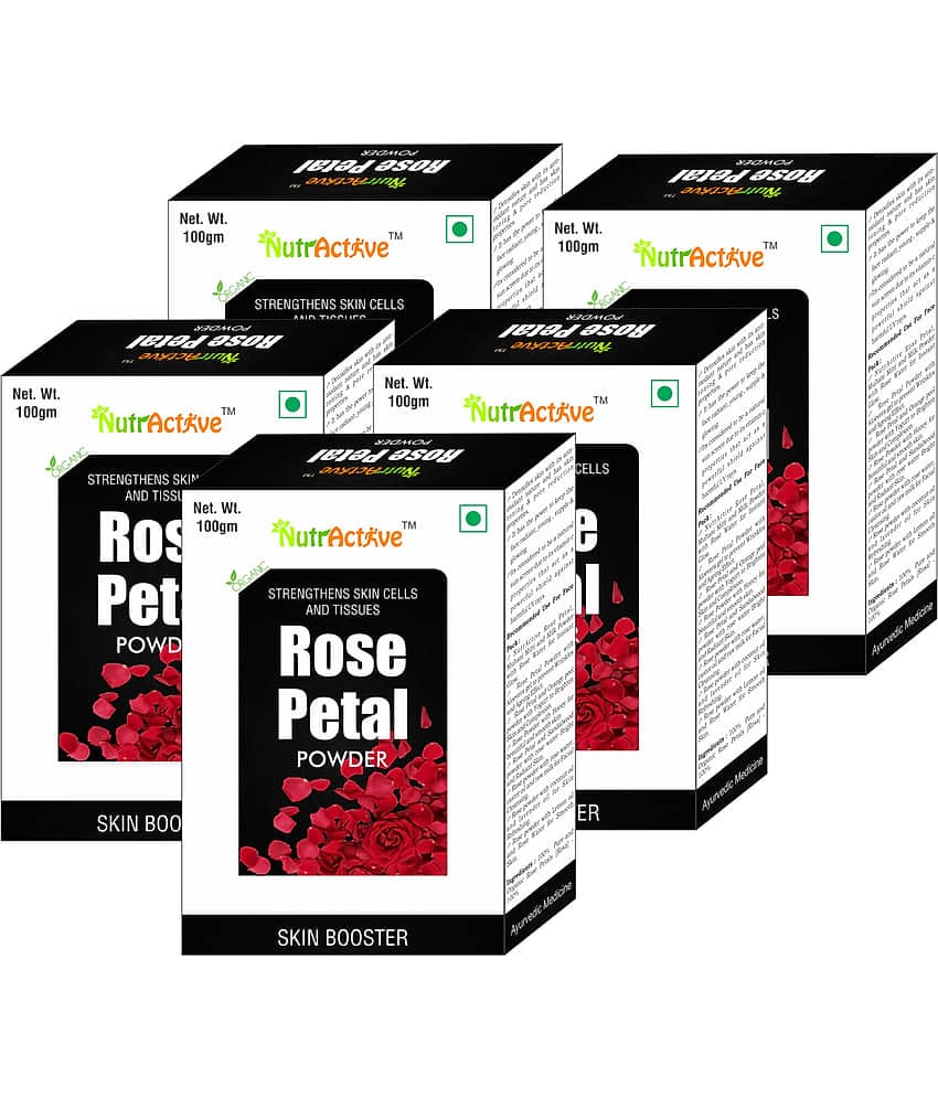 Nutractive Rose Petal Powder 100 Gm Pack of 5