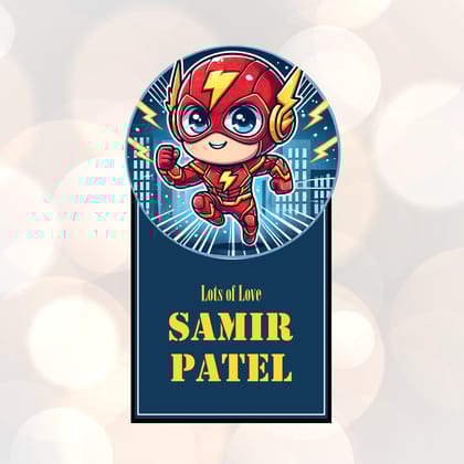 Die-Cut Gift Tags/Gift Labels - Ironman Design-Set of 20
