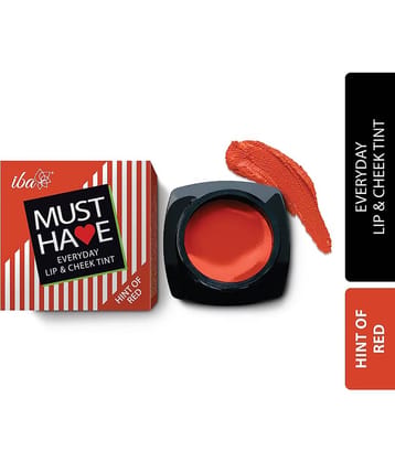 Iba Must Have Everyday Lip & Cheek Tint Hint of Red 8g , Natural, Vegan & Cruelty-Free (Pack of 1)