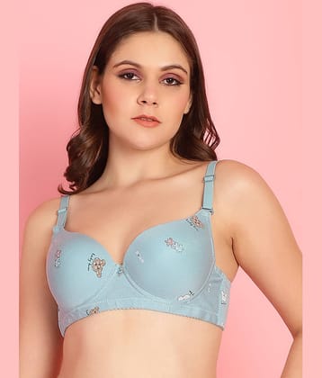 PrettyCat Cotton Lightly Padded Women's T-Shirt Bra ( Maroon ) PC-BR-7019-MAH