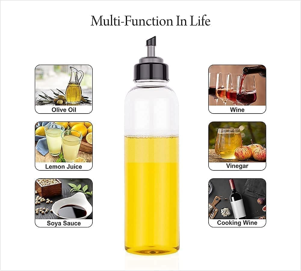 Oil Dispenser 1 Litre Cooking Oil Dispenser Bottle Oil Container Kitchen Accessories Items Kitchen Tools (PACK-OF-1-1000ML)