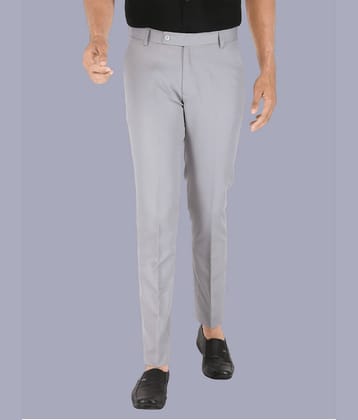 CLARE&CLARA Light Grey Regular Formal Trouser ( Pack of 1 )
