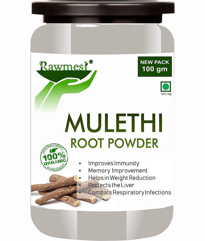 Rawmest Mulethi Powder 100 Gm Pack of 1