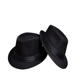 Stylish Unisex Black Hats - Breathable Wide Brim Fashion Accessory