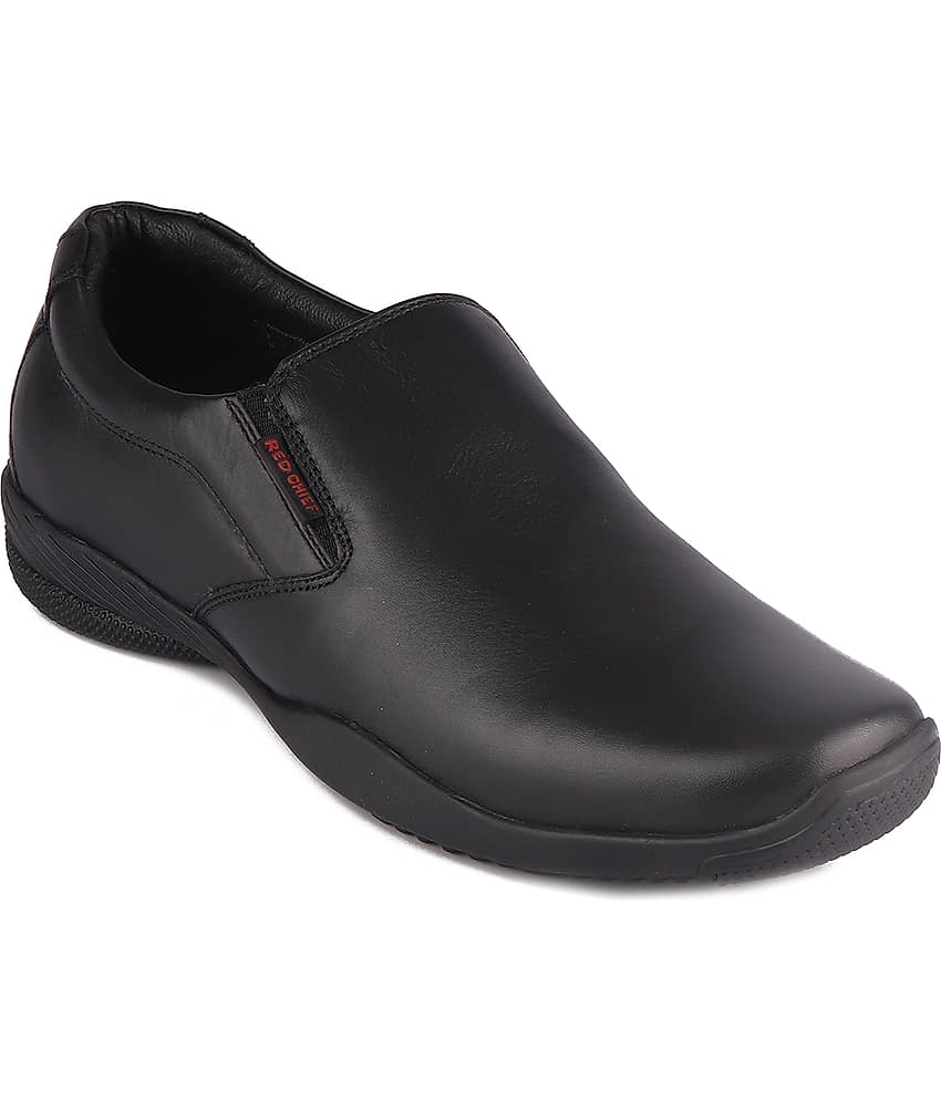 Red Chief - Black Men's Slip On Formal Shoes
